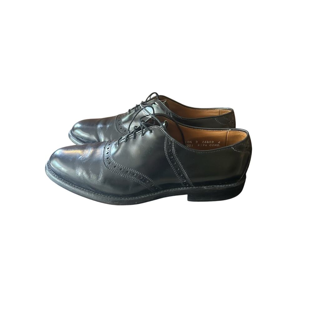 Allen Edmonds Polo Shelton Black Leather Oxford Dress Shoes Size 10.5